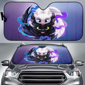 Light Fury Night Fury Car Sunshade