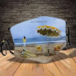 Neil Young On The Beach Album Face Mask