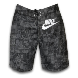 Nike New York Pattern Hawaiian Shirt Shorts and Flip Flops Combo