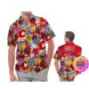 Carolina Hurricanes America Flag Tropical Floral  Aloha Hawaiian Shirt, Beach Shorts Custom Name For Men Women