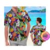 Clemson Tigers Parrot Floral Tropical Aloha Hawaiian Shirt, Beach Shorts Custom Name For Men Women
