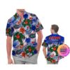Florida Gators Parrot Floral Tropical Aloha Hawaiian Shirt, Beach Shorts Custom Name For Men Women