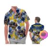 Milwaukee Brewers America Flag Tropical Floral MLB Aloha Hawaiian Shirt, Beach Shorts Custom Name For Men Women