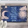 Ouija Spirit Board Blood Ritual Welcome Doormat