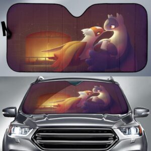 Pokemon Love Car Auto Sunshade