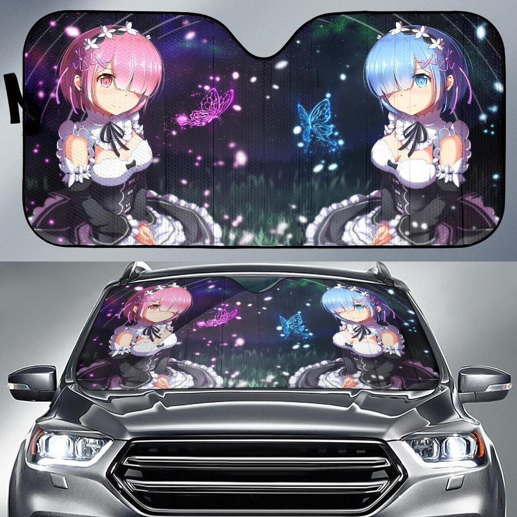 Ram And Rem Car Sunshade Ram And Rem Car Sunshade