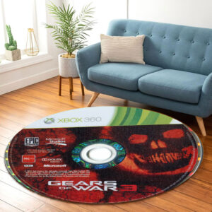 Round Carpet Gears of War 3 Round Rug Carpet