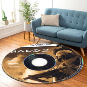 Round Carpet Halo 2 Games For Windows Disc Round Rug Carpet