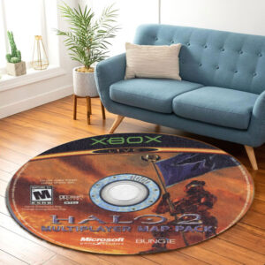 Round Carpet Halo 2 Multiplayer Map Pack Disc Round Rug Carpet