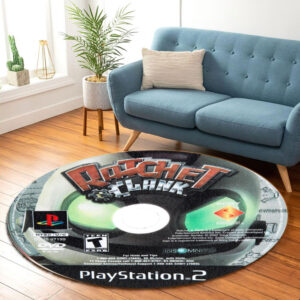 Round Carpet Ratchet and Clank Disc Round Rug Carpet