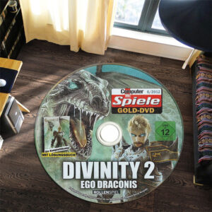 Divinity II Ego Draconis Disc Round Rug Carpet