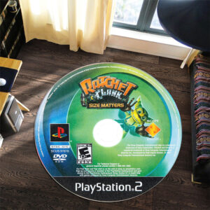 Ratchet and Clank Size Matters Disc Round Rug Carpet