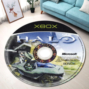Halo Combat Evolved 2001 Disc Round Rug Carpet