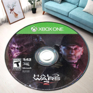 Round Rug Halo Wars 2 Disc Round Rug Carpet
