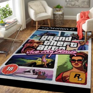 Grand Theft Auto Vice City Stories Rug Carpet