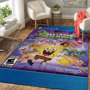 Nickelodeon All Star Brawl PS4 Rug Carpet
