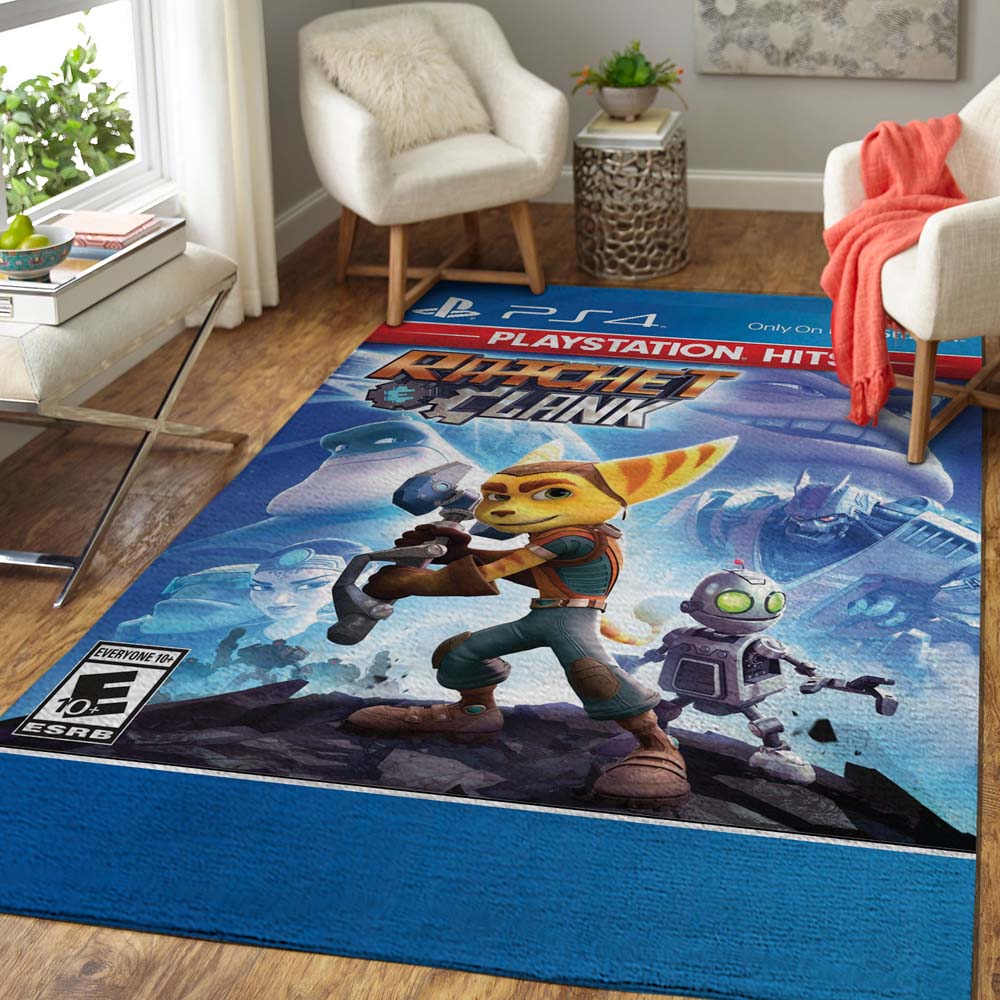 Ratchet and Clank PS4 Rug Carpet Ratchet and Clank PS4 Rug Carpet