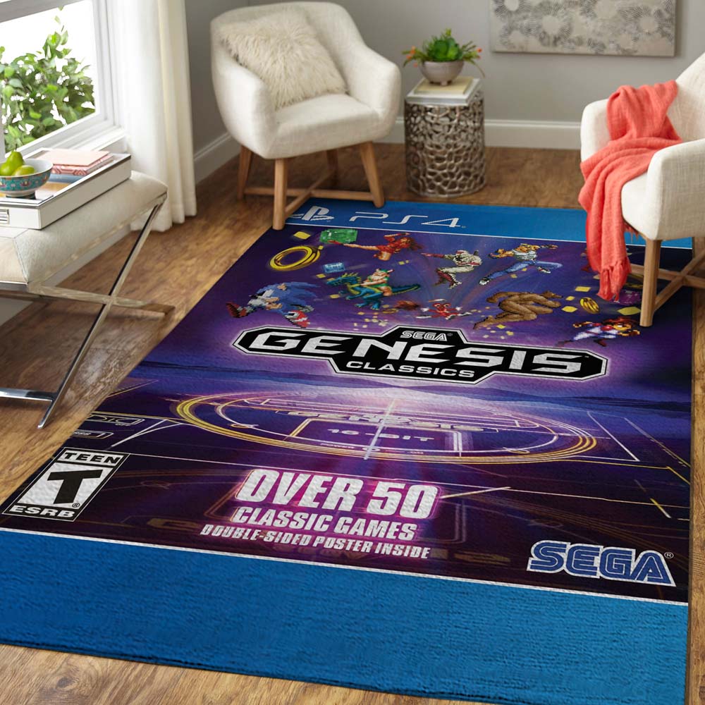 SEGA Genesis Classics PS4 Rug Carpet SEGA Genesis Classics PS4 Rug Carpet