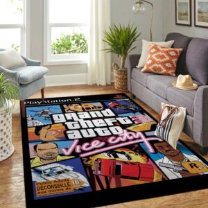 Grand Theft Auto Vice City Rug Carpet