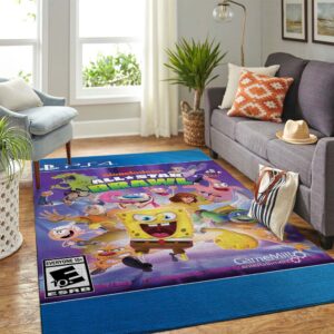 Rug Carpet 2 Nickelodeon All Star Brawl PS4 Rug Carpet