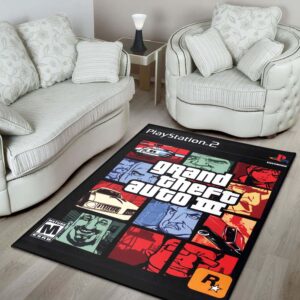 Grand Theft Auto III Playstation 2 Rug Carpet