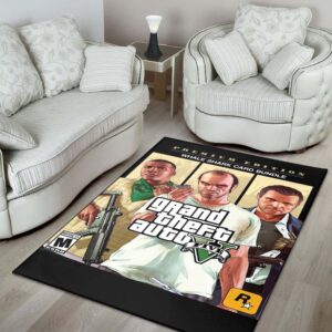 Grand Theft Auto V Criminal Enterprise Starter Pack and Whale Shark Card Bundle Rug Carpet