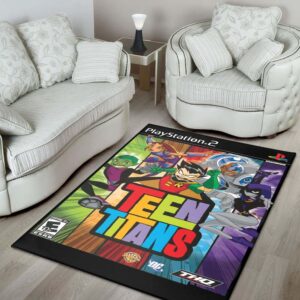 Rug Carpet 4 Teen Titans Play Station 2 Rug Carpet