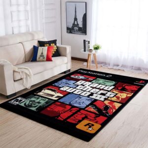 Rug Carpet Grand Theft Auto III Playstation 2 Rug Carpet