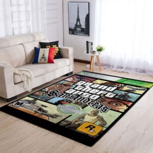 Grand Theft Auto San Andreas Rug Carpet