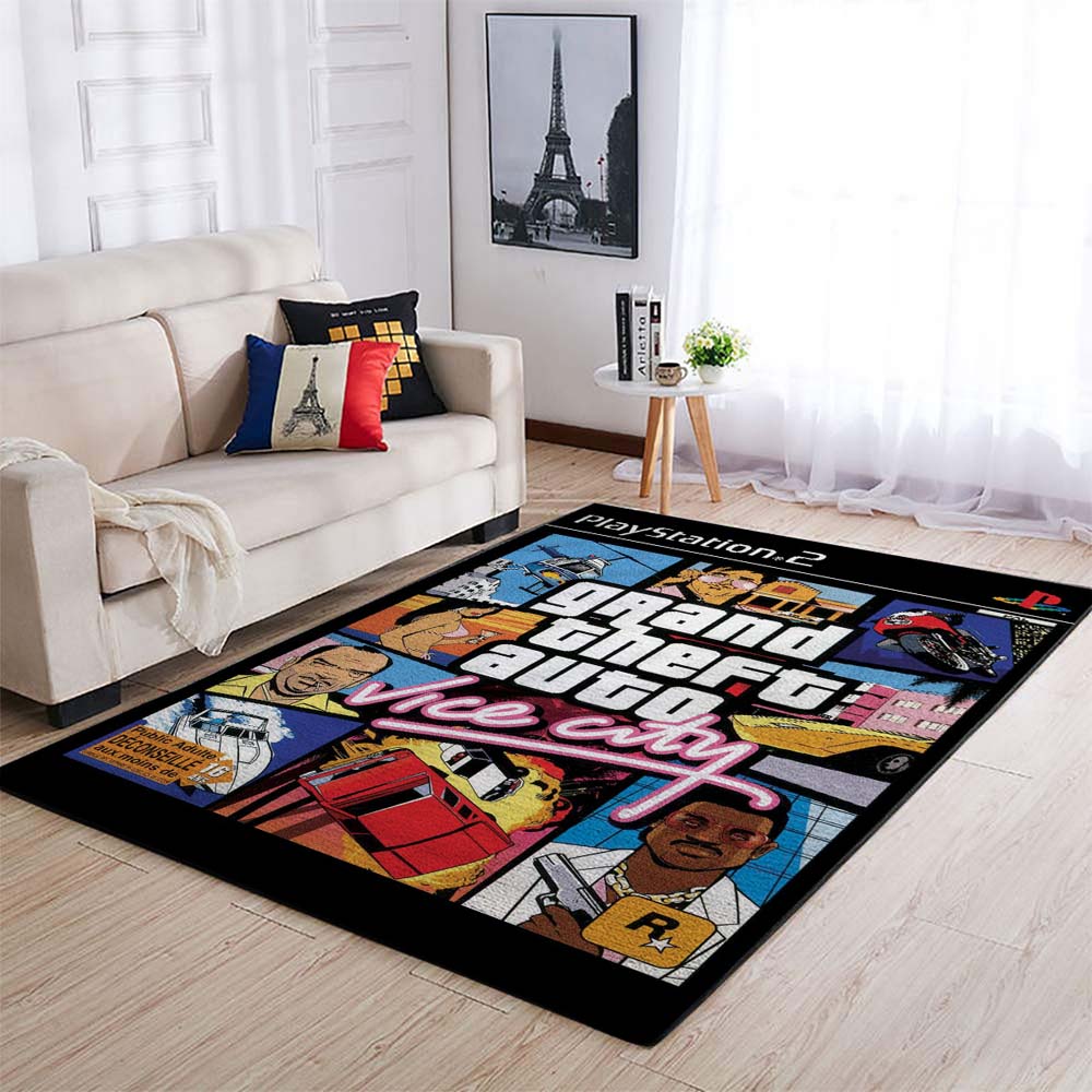 Grand Theft Auto Vice City Rug Carpet Grand Theft Auto Vice City Rug Carpet