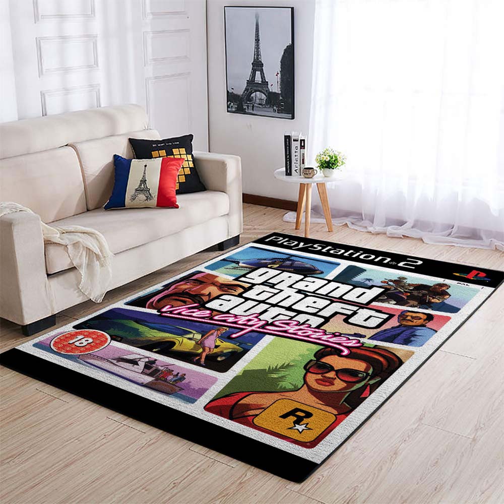 Grand Theft Auto Vice City Stories Rug Carpet Grand Theft Auto Vice City Stories Rug Carpet