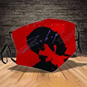 Santana Zebop Album Face Mask