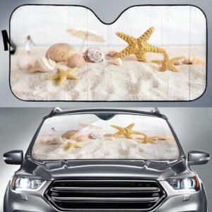 Sea Shells Car Sunshade