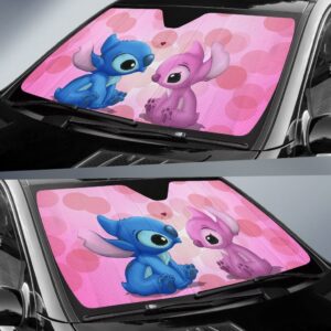 Stitch Valentine Auto Sun Shades 1 39.99