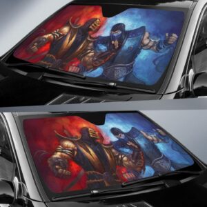 Sub Zero Vs Scropion Car Sun Shades 1 39.99