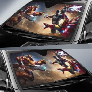 Thanos vs Avengers Auto Sun Shades 1 39.99