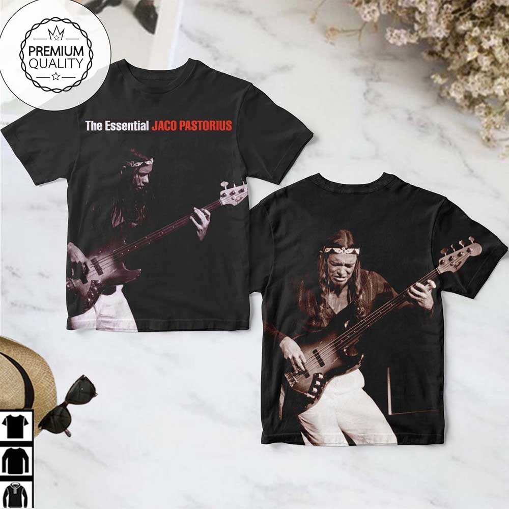 The Essential Jaco Pastorius Album AOP T-Shirt