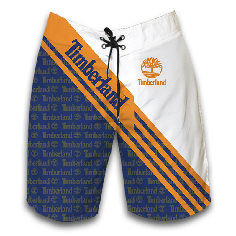 Timberland Three Color Mix Limited Hawaiian Shirt Shorts and Flip Flops Combo