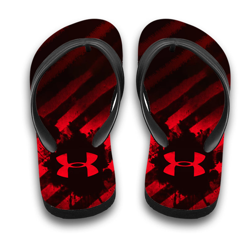 Under Armour Red Hawaiian Shirt Shorts and Flip Flops Combo Under Armour Red Hawaiian Shirt Shorts and Flip Flops Combo