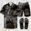 Versace Lion Head with Birds Hawaiian Shirt Shorts and Flip Flops Combo Versace Lion Head with Birds Hawaiian Shirt Shorts and Flip Flops Combo