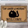 Warning A Fire Type Pokemon Trainer Lives Here Door Mat