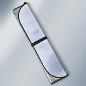 White Arctic Fox Car Auto Sunshade