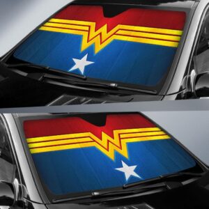 Wonder Woman Logo Car Sun Shades 1 39.99
