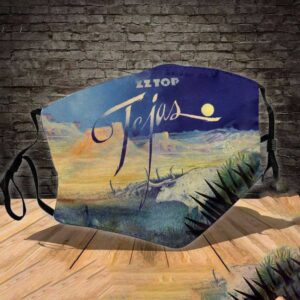 Zz Top Tejas Album Face Mask