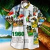 Green Bay Packers 1961 Retro Cards Vintage Aloha Hawaiian Shirt