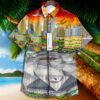Philadelphia Eagles 1963 Retrocards Set Vintage Aloha Hawaiian Shirt