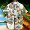 Philadelphia Eagles 1968 Retrocards Set Vintage Aloha Hawaiian Shirt