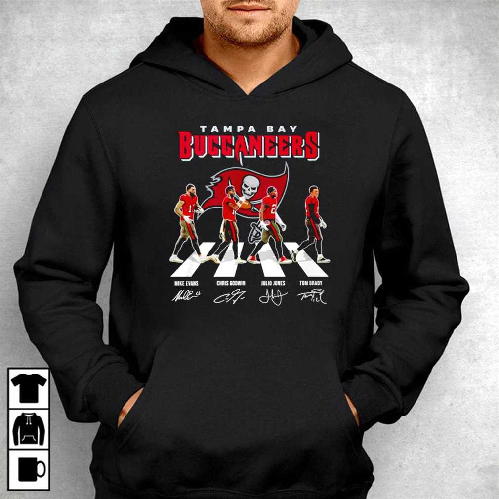 Tampa Bay Buccaneers Abbey Road Mike Evans Chris Godwin Julio Jones Tom Brady Shirt Sweatshirt, Hoodie, Longsleeve, Tank Top, Ladies Tee