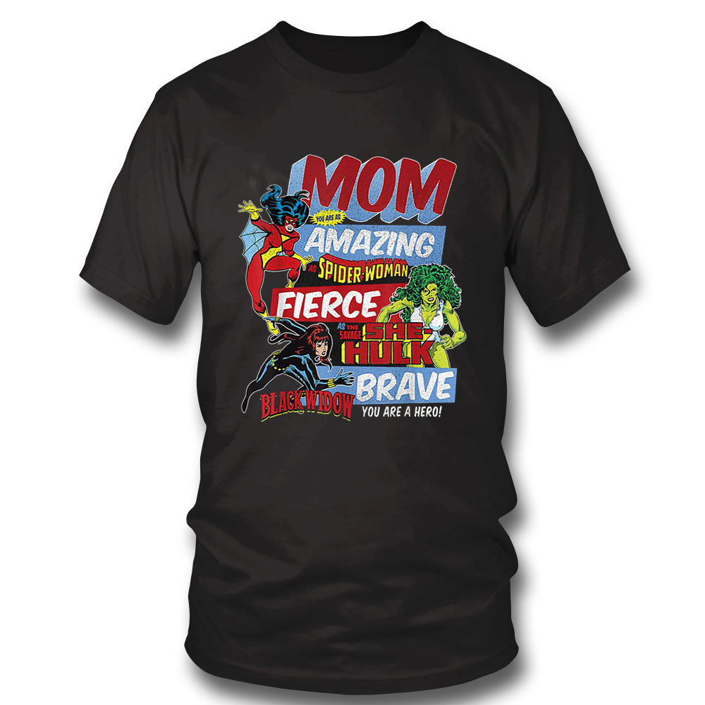 Birthday Gifts For Mom Shirt Marvel Vintage Retro Amazing Mom Graphic