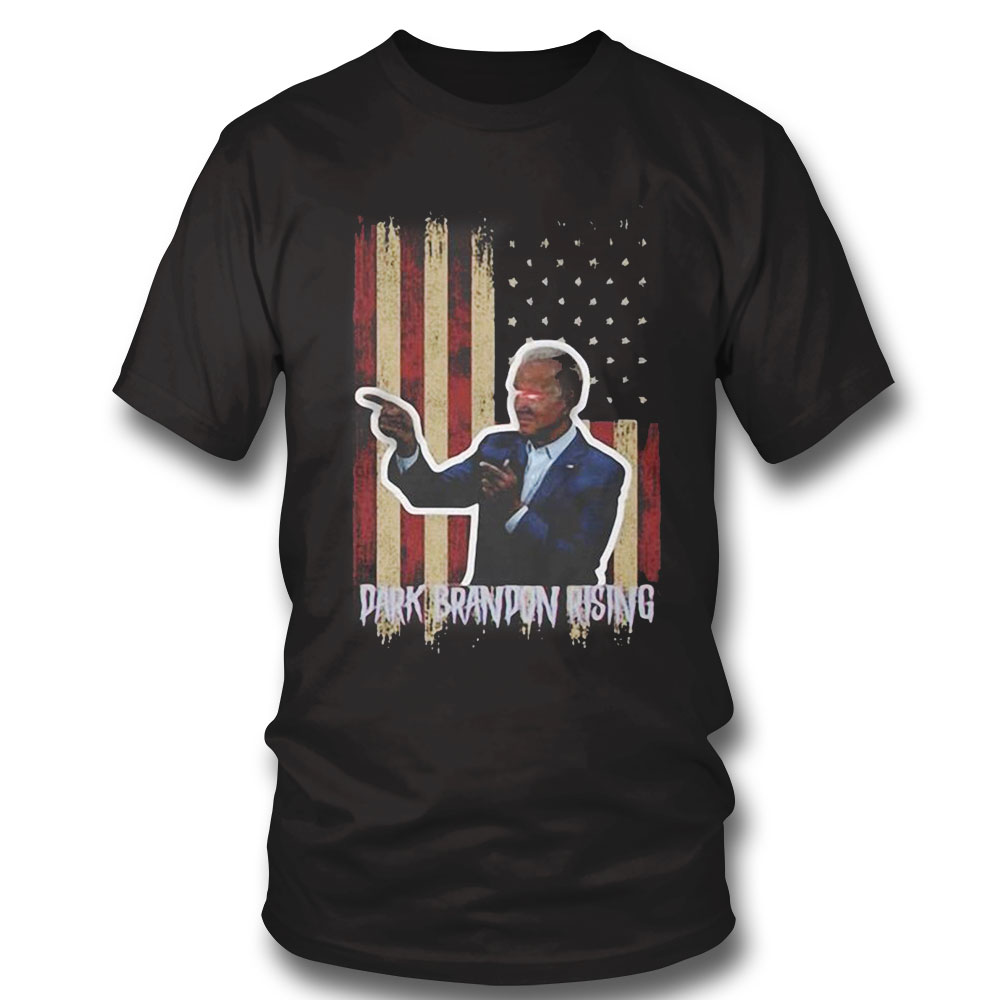 Dark Brandon Rising Joe Biden Usa Flag Shirt